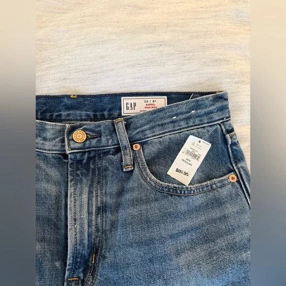 GAP High Rise Barrel 29 | 8 R - Picture 4 of 7